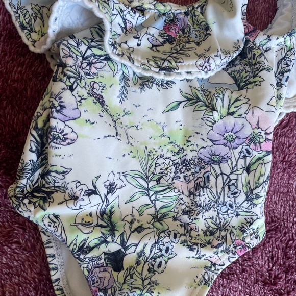 Janie and Jack Alice in Wonderland Swimsuit - Picture 2 of 4